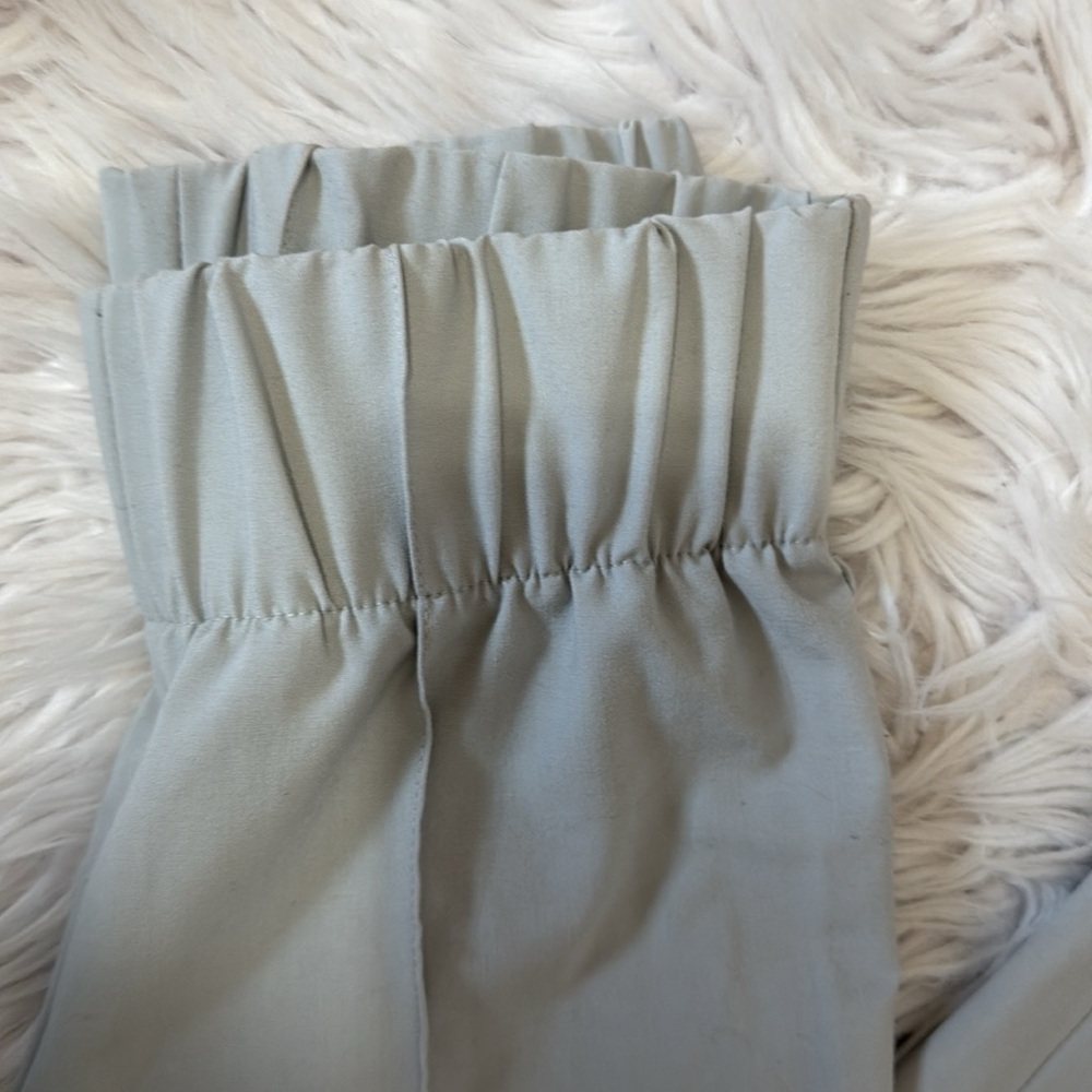 BCBG Stylish Gray High-Waisted Pants - Picture 2 of 4